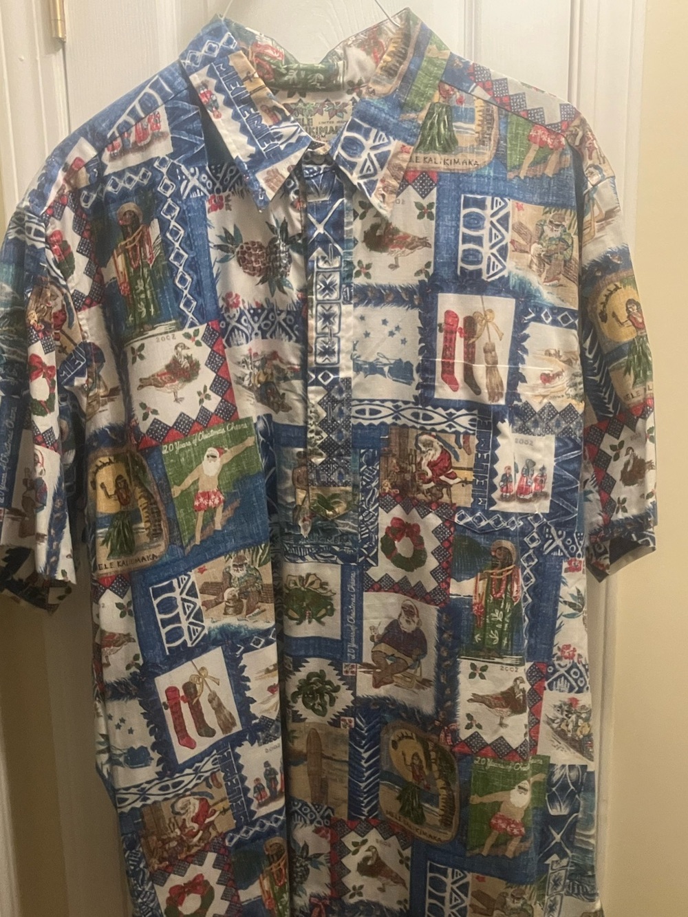 Reyn Spooner Christmas Shirt - 2002